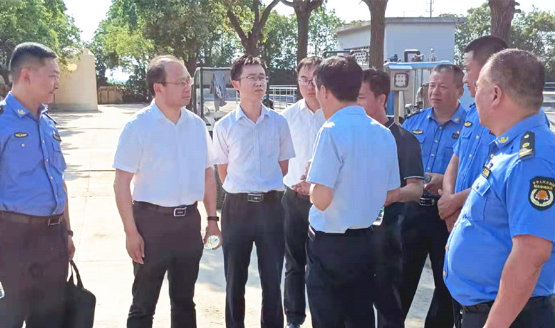 泰州市環(huán)保局、城管局，興化市城管局領導一行蒞臨盛邦環(huán)境興化垃圾填埋場滲濾液處理項目視察工作